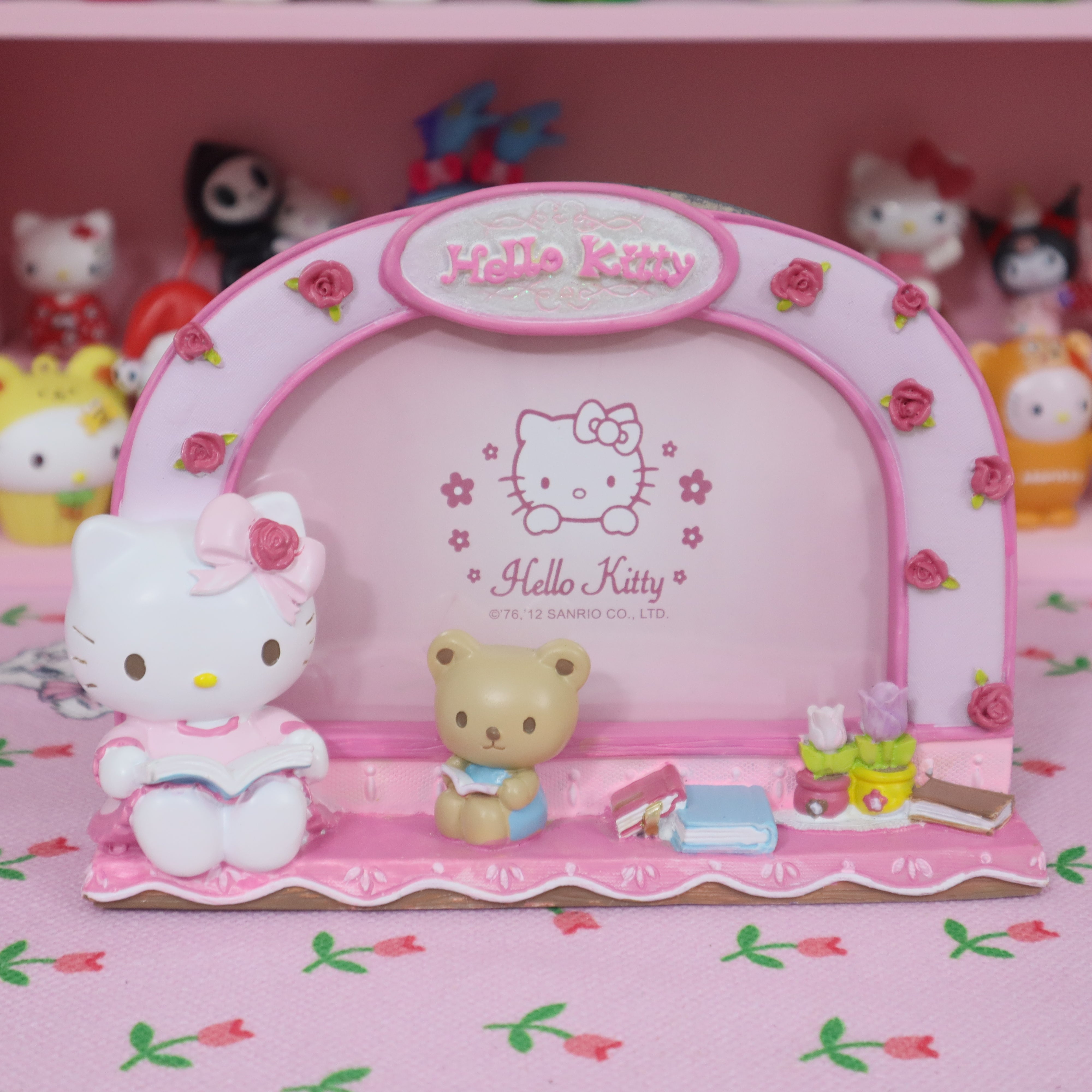 Hello Kitty Reading books Photo Frame