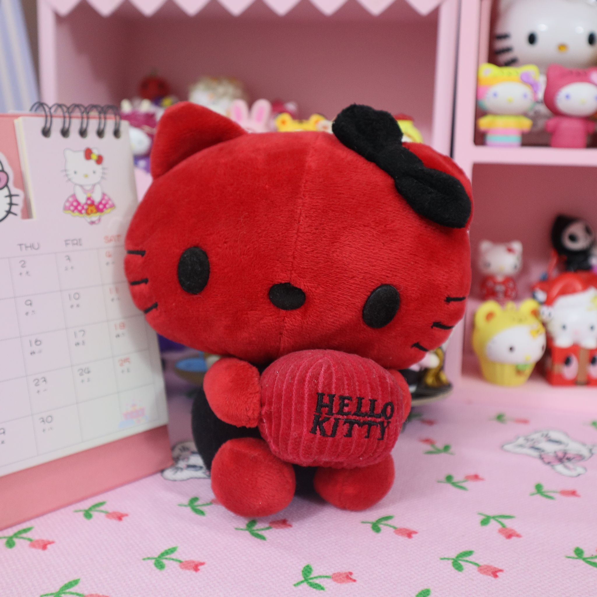 Red Hello Kitty Plushy