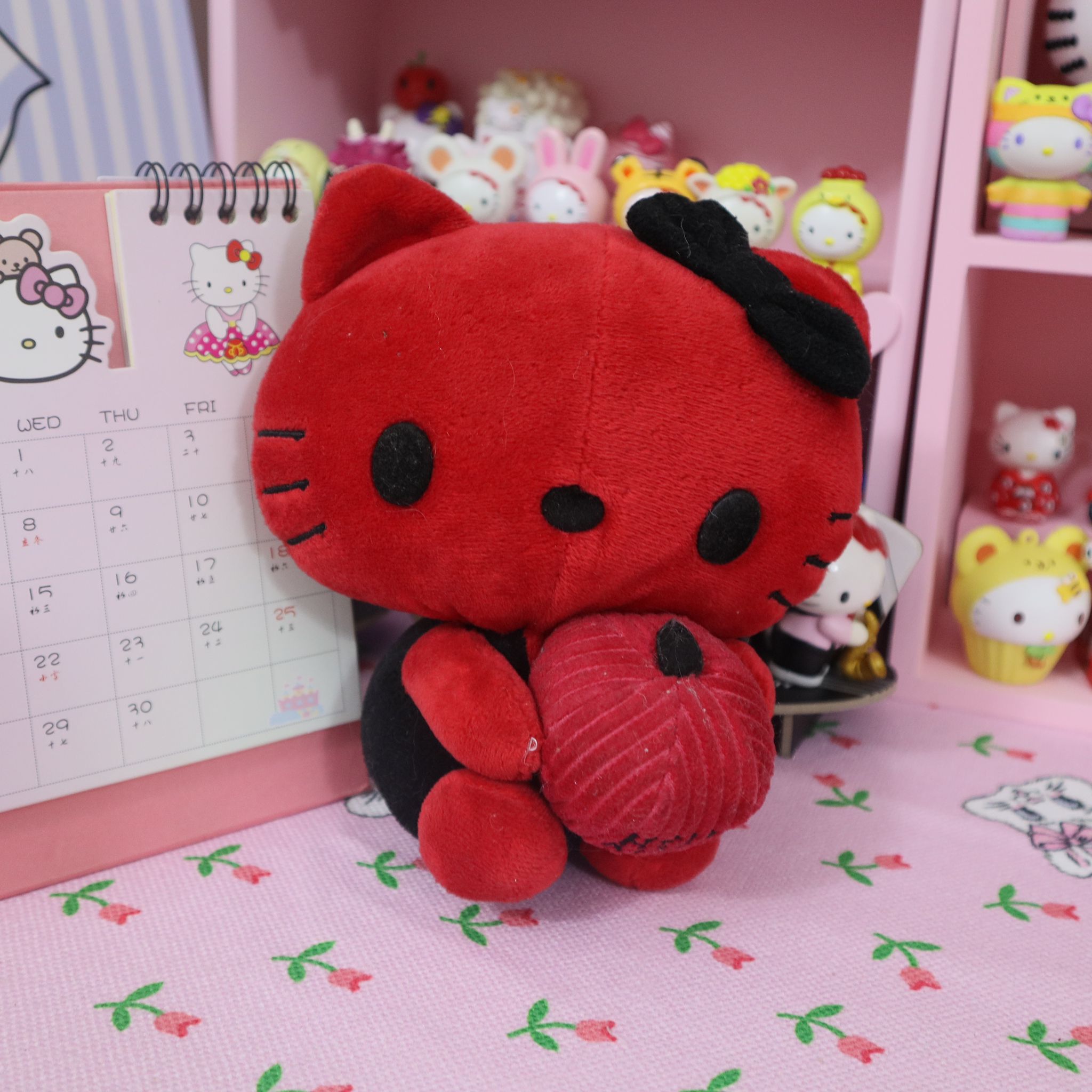 Red Hello Kitty Plushy