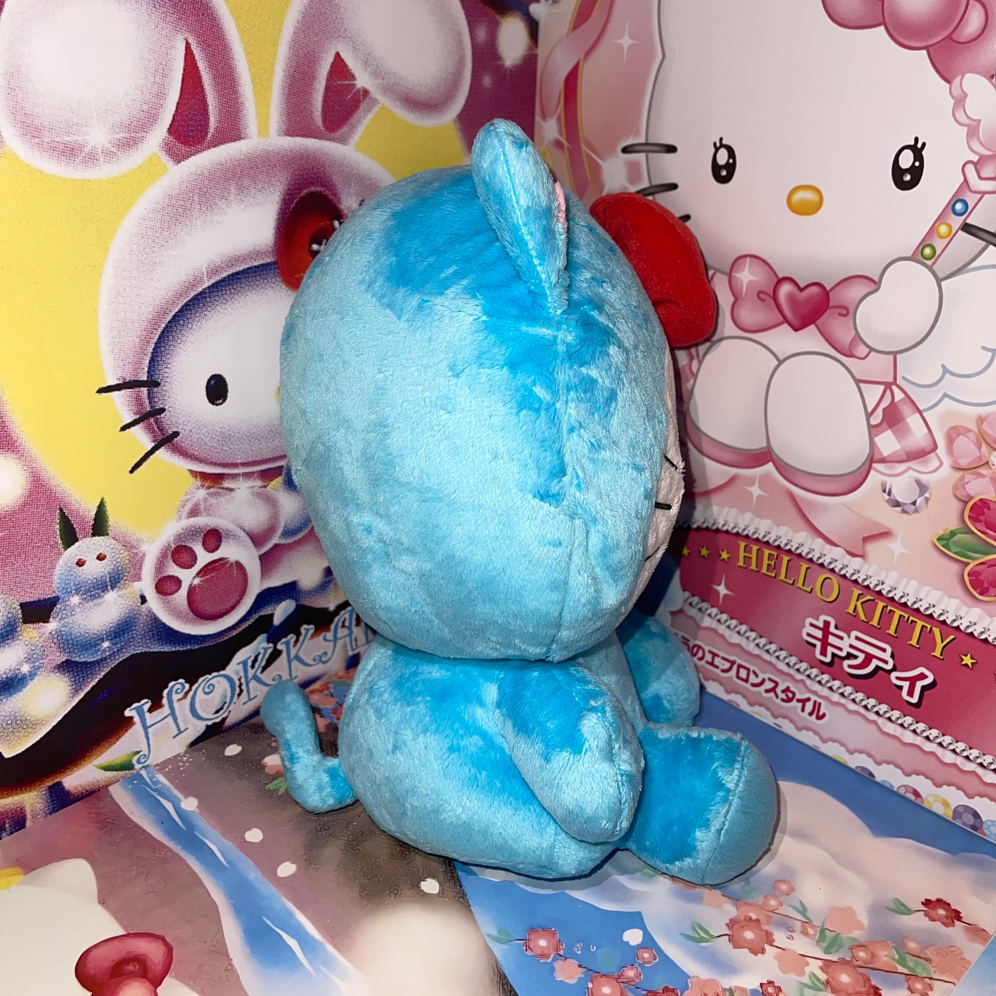 Hello Kitty Blue kitty Plush 🐱