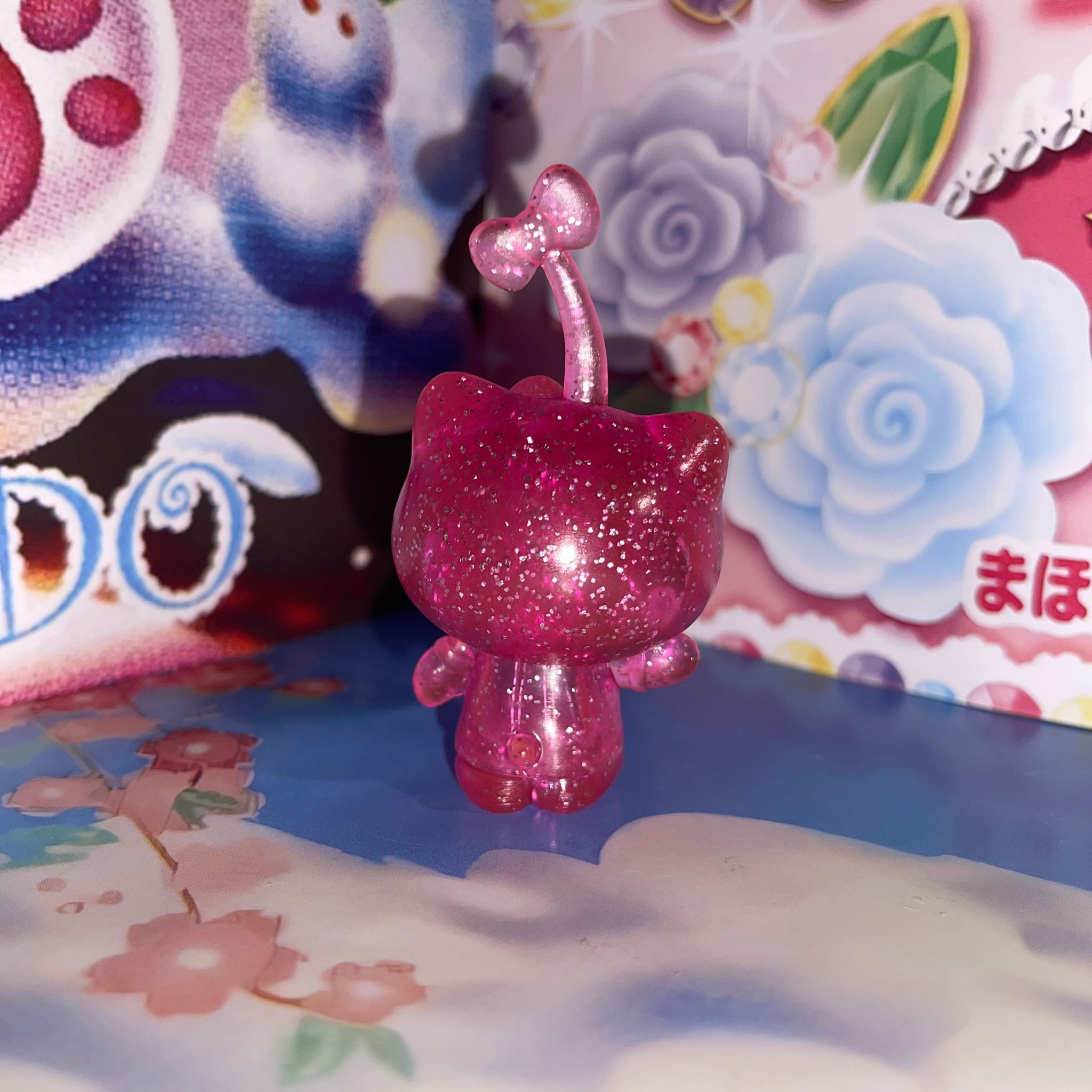 Pink Transparent Hello Kitty Mini Figure