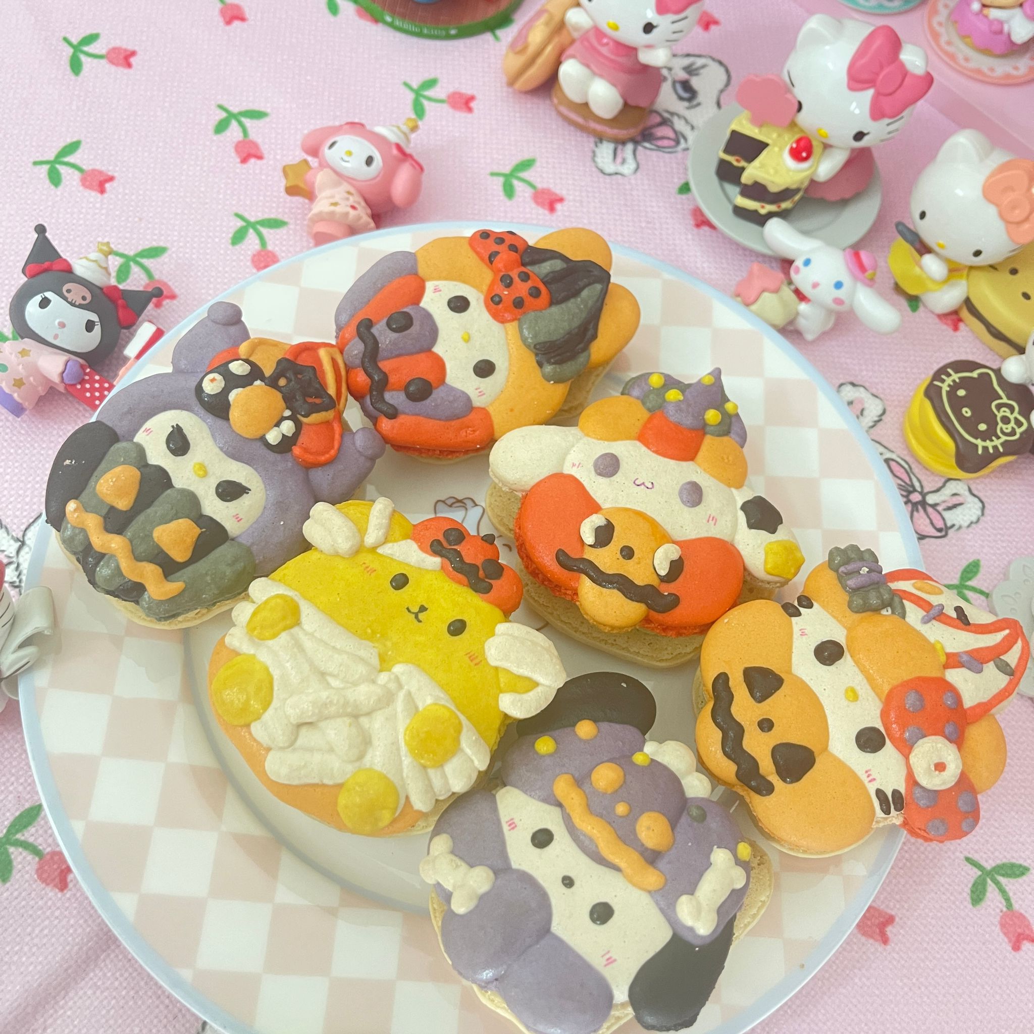 Sanrio X Halloween Macarons