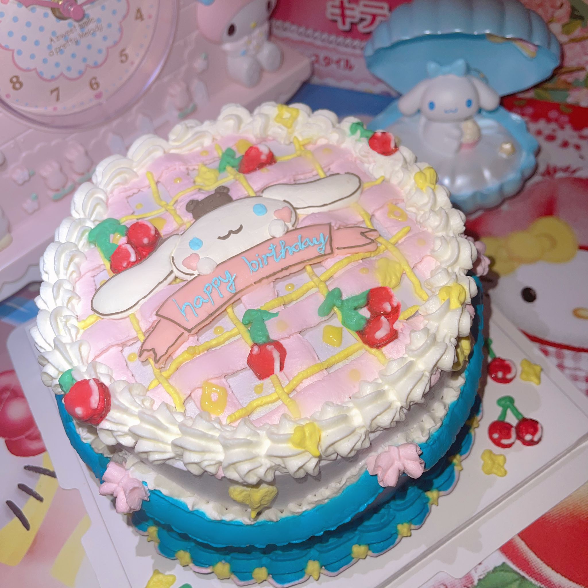 Cinnamoroll Birthday Cake