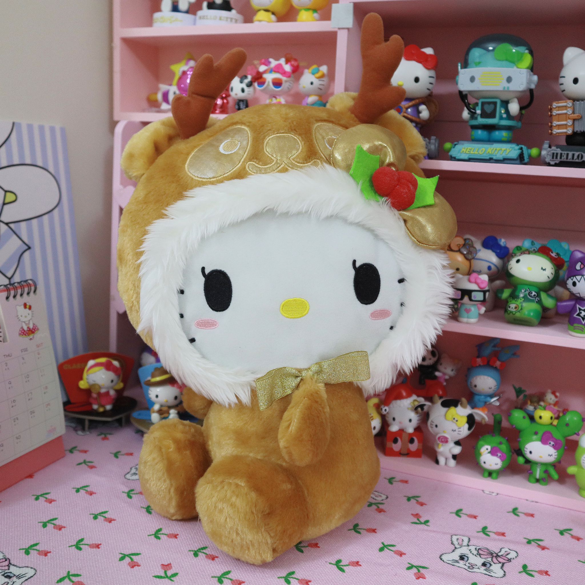 Reindeer Hello Kitty Plushy