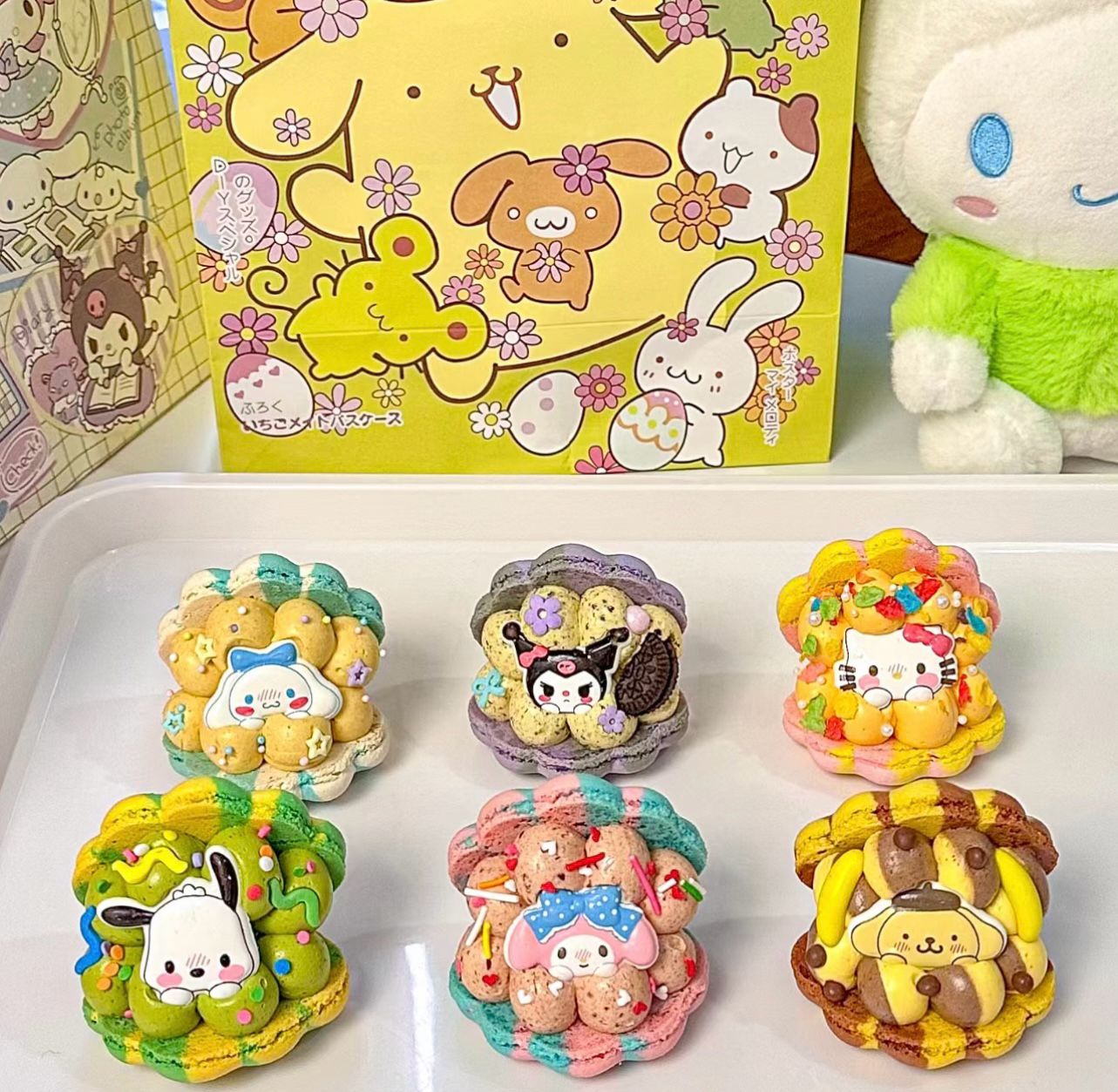 Sanrio Shell Macarons