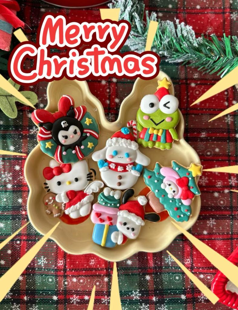 Christmas Sanrio Cookies